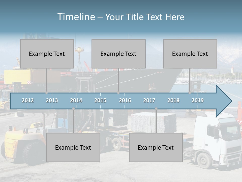 Shipment Import Business PowerPoint Template