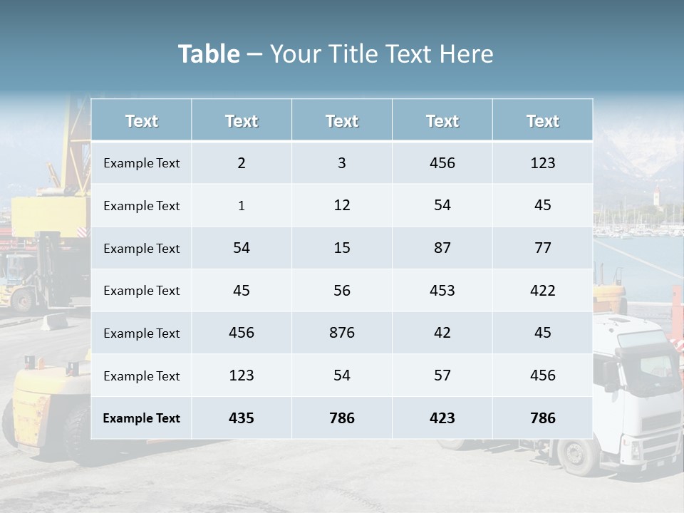 Shipment Import Business PowerPoint Template