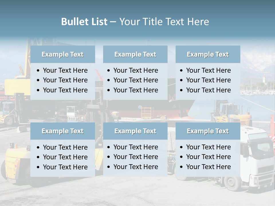 Shipment Import Business PowerPoint Template