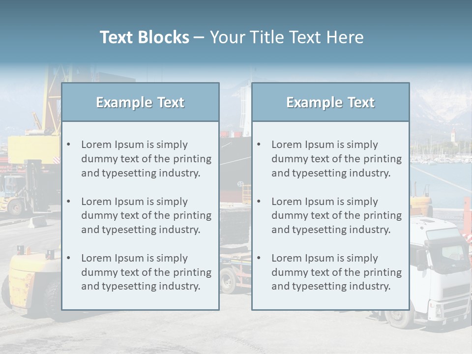 Shipment Import Business PowerPoint Template