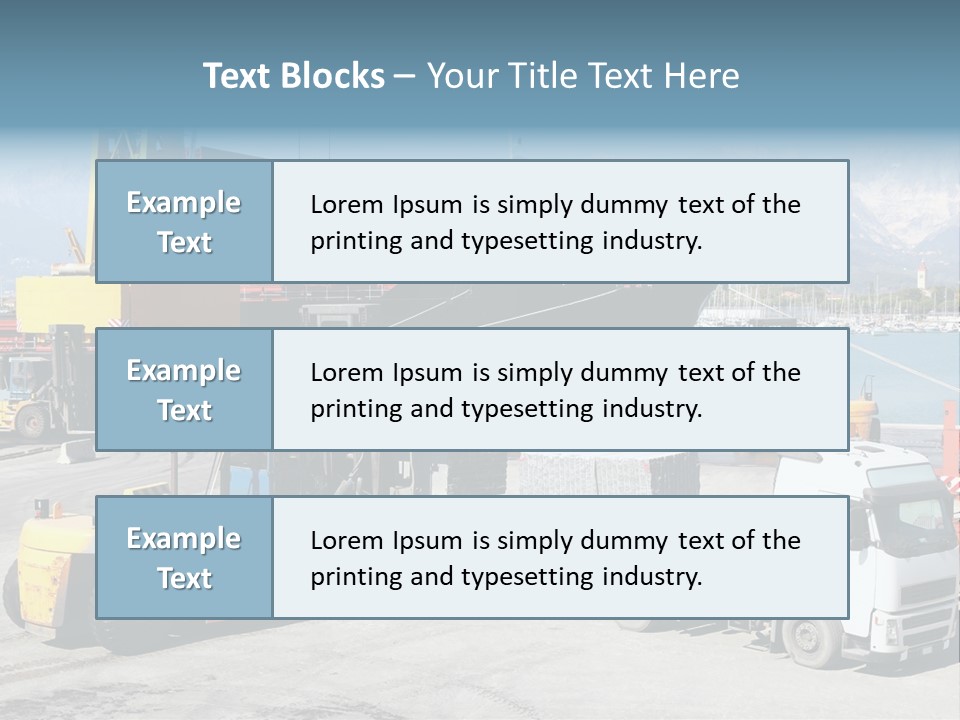 Shipment Import Business PowerPoint Template