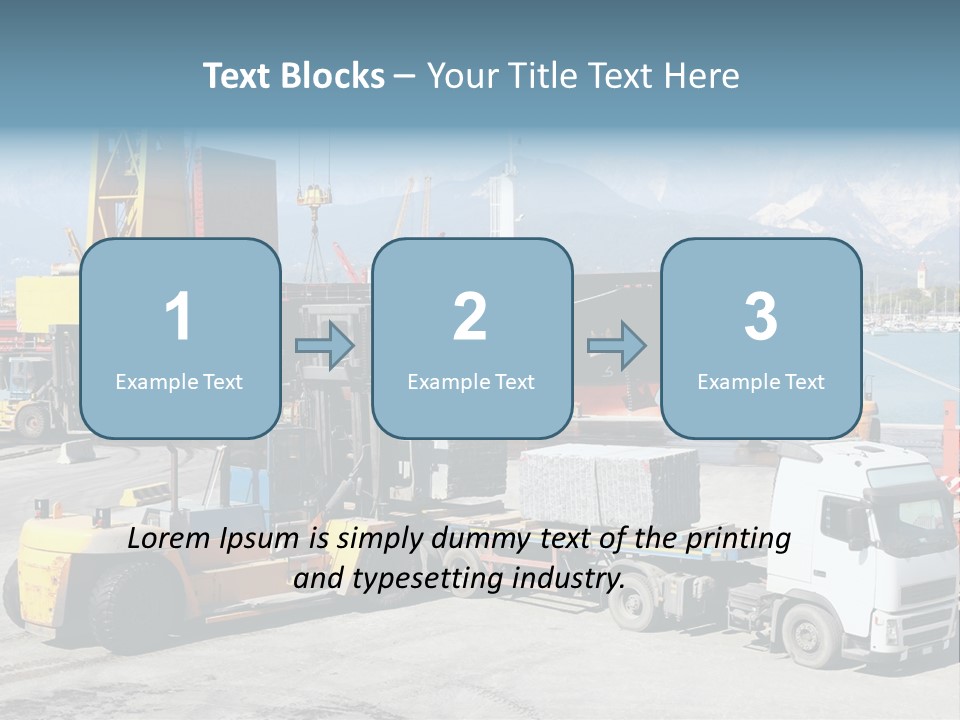 Shipment Import Business PowerPoint Template