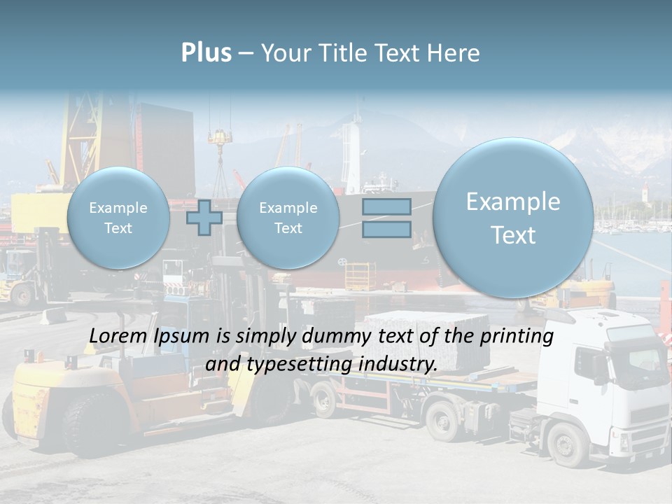 Shipment Import Business PowerPoint Template