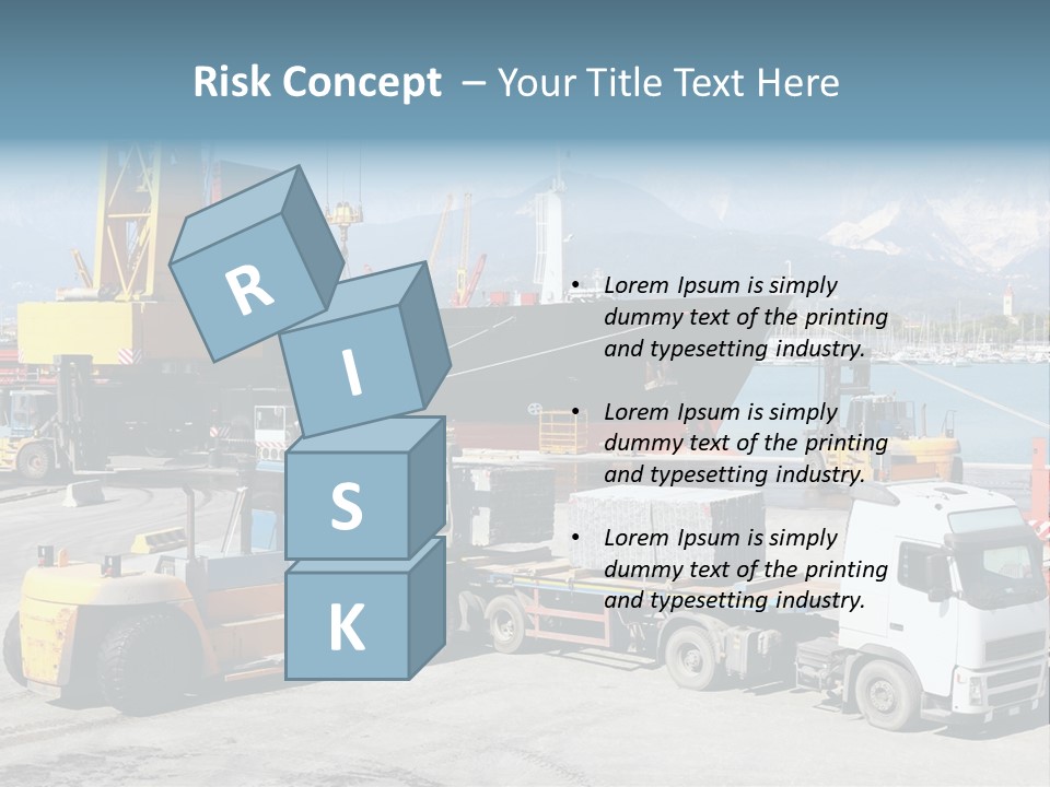 Shipment Import Business PowerPoint Template
