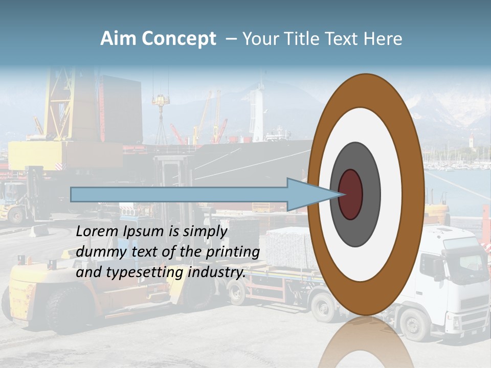 Shipment Import Business PowerPoint Template