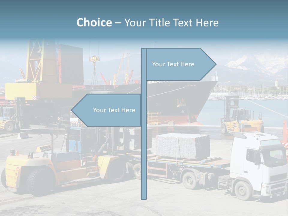 Shipment Import Business PowerPoint Template