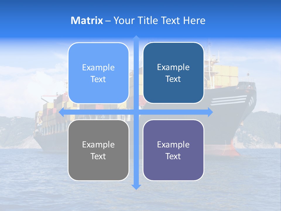 Boat Industry Freight PowerPoint Template