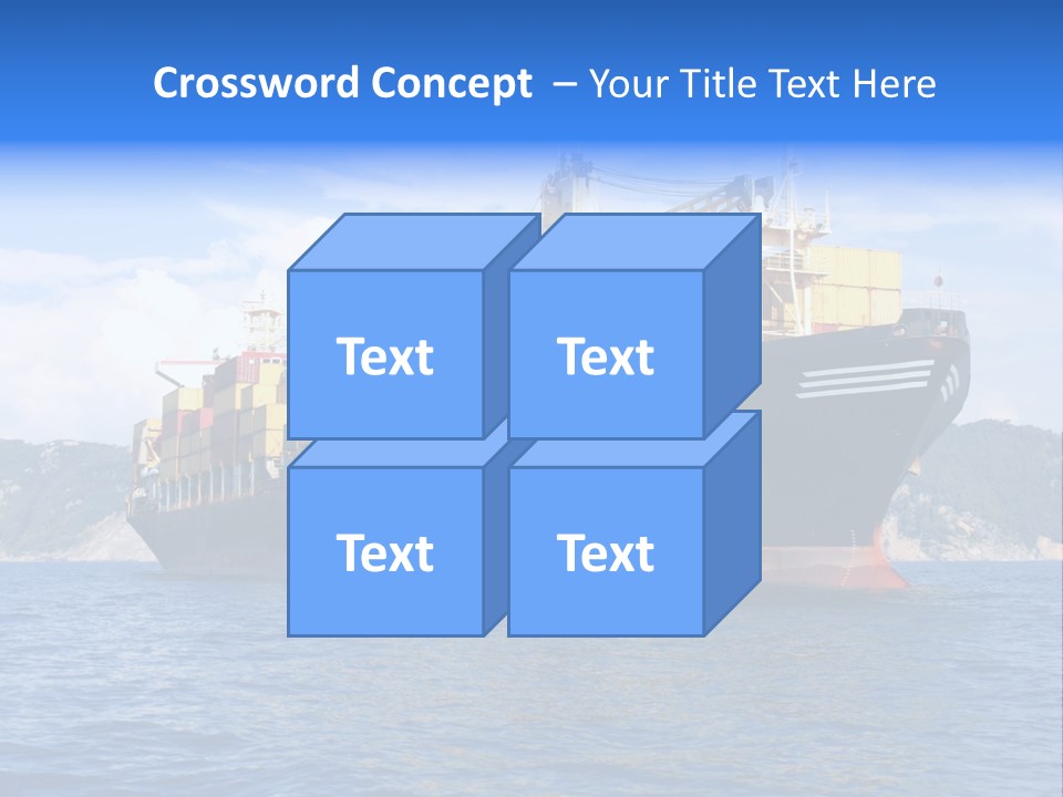 Boat Industry Freight PowerPoint Template