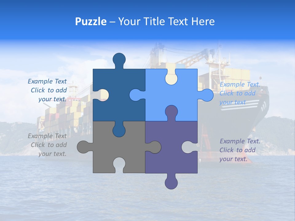 Boat Industry Freight PowerPoint Template