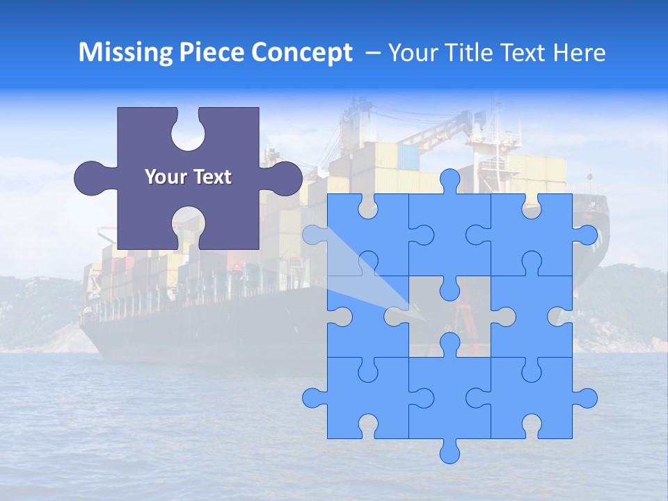 Boat Industry Freight PowerPoint Template