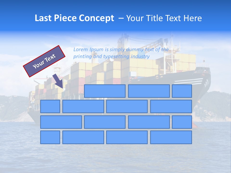 Boat Industry Freight PowerPoint Template