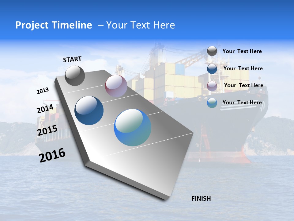 Boat Industry Freight PowerPoint Template