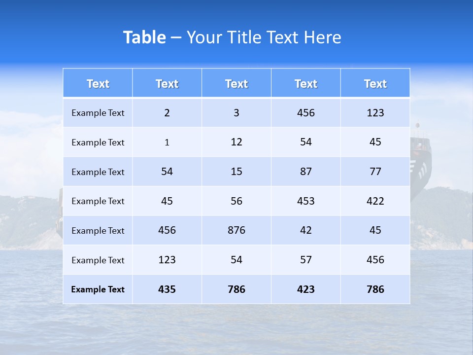 Boat Industry Freight PowerPoint Template