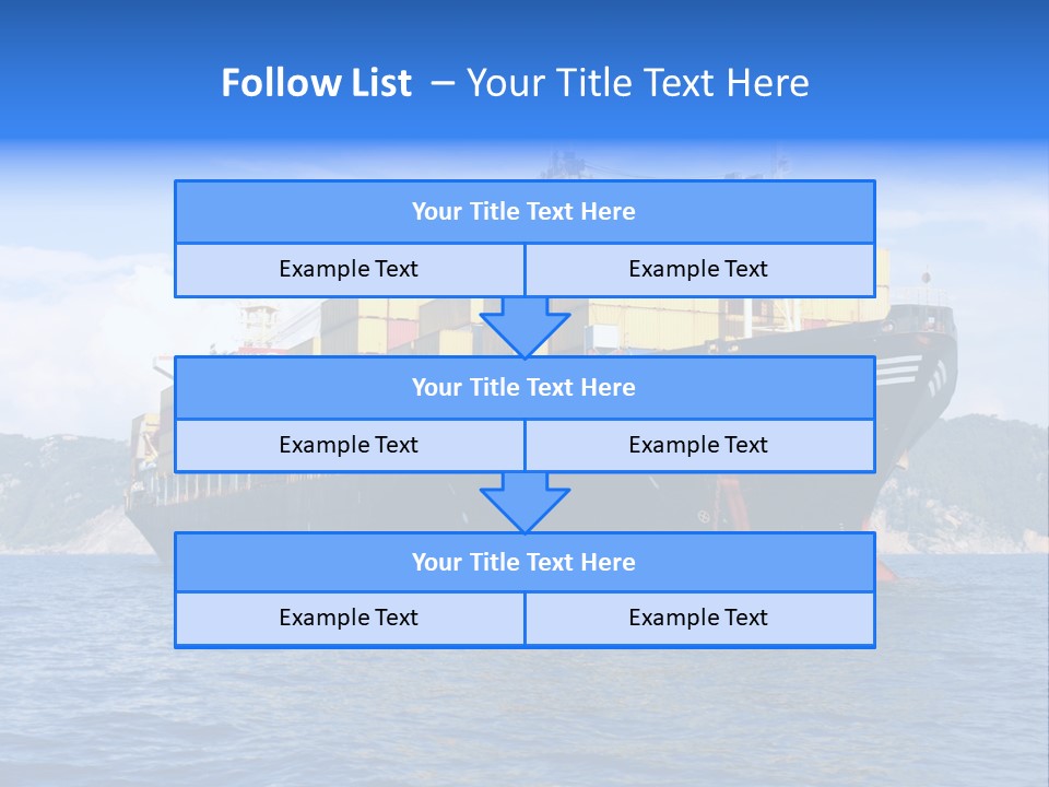 Boat Industry Freight PowerPoint Template