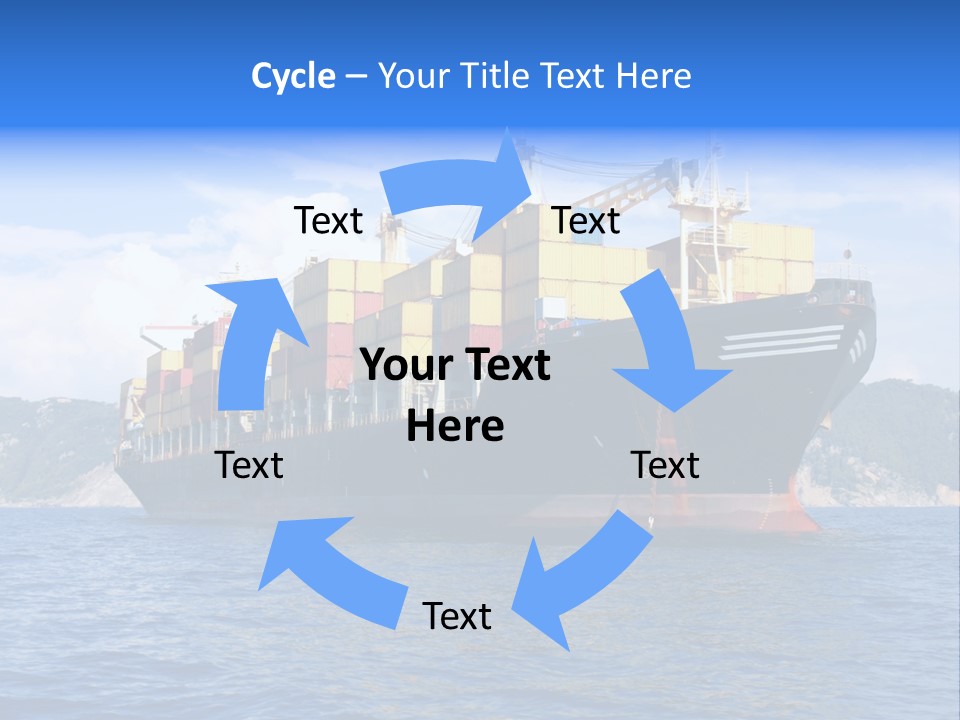 Boat Industry Freight PowerPoint Template