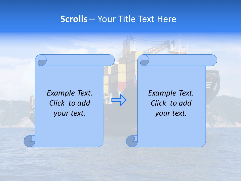 Boat Industry Freight PowerPoint Template