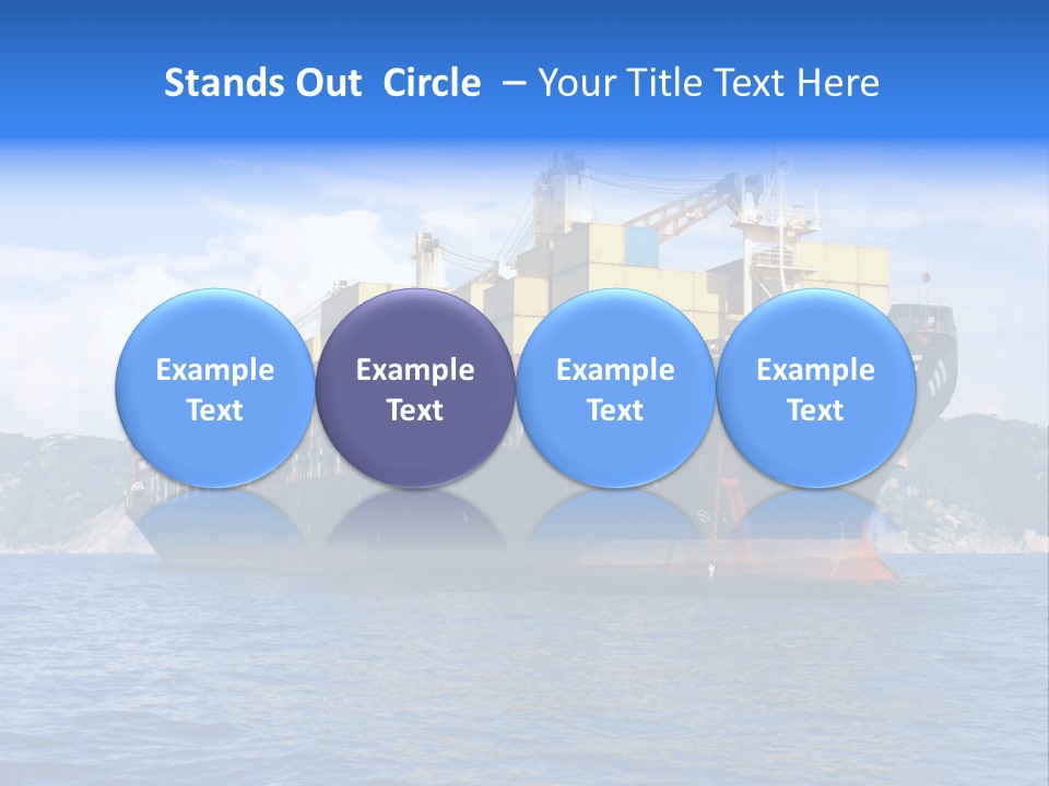 Boat Industry Freight PowerPoint Template