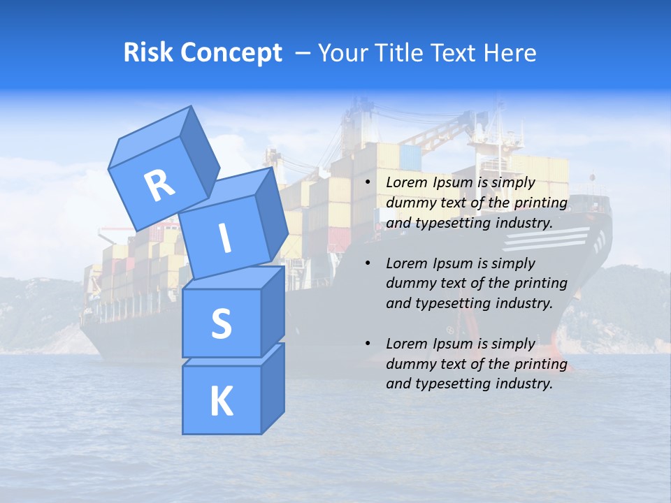 Boat Industry Freight PowerPoint Template