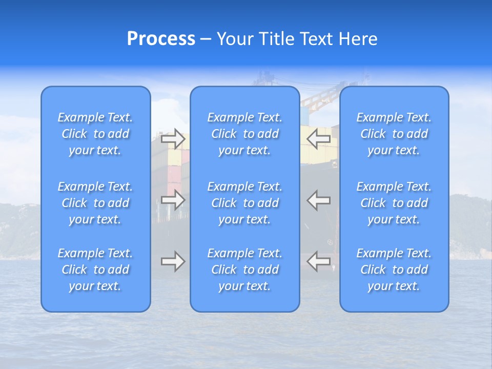 Boat Industry Freight PowerPoint Template