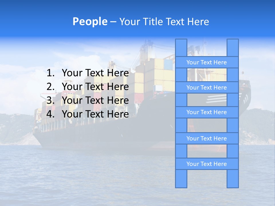 Boat Industry Freight PowerPoint Template