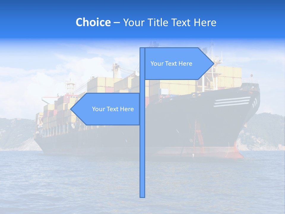Boat Industry Freight PowerPoint Template