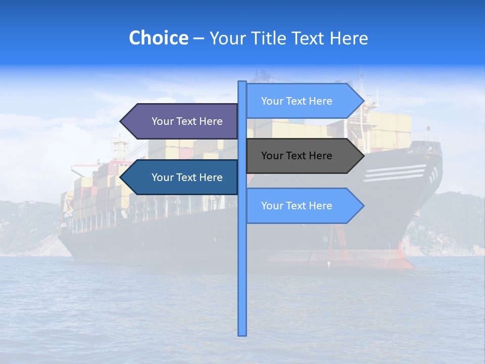 Boat Industry Freight PowerPoint Template