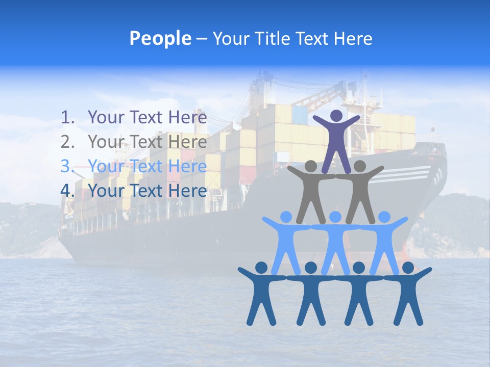 Boat Industry Freight PowerPoint Template