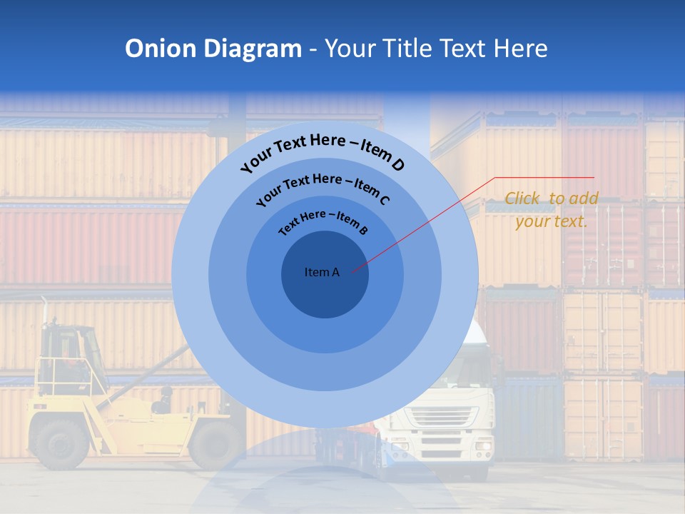 Commercial Stacking Crane PowerPoint Template
