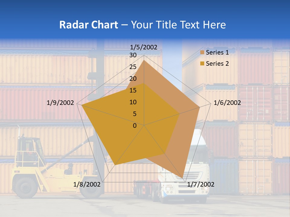 Commercial Stacking Crane PowerPoint Template