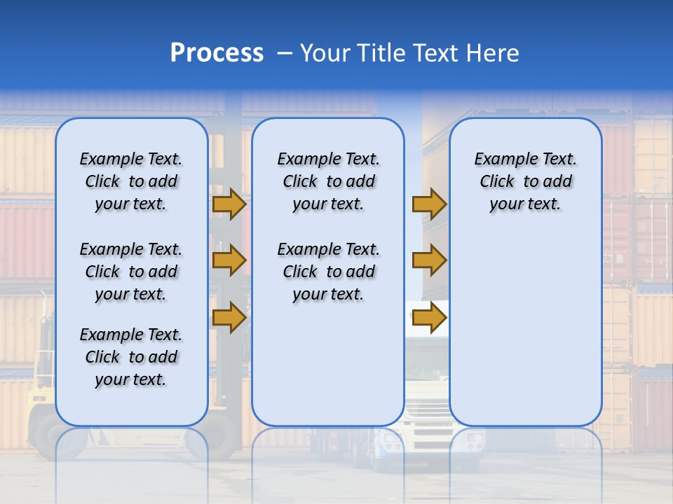 Commercial Stacking Crane PowerPoint Template