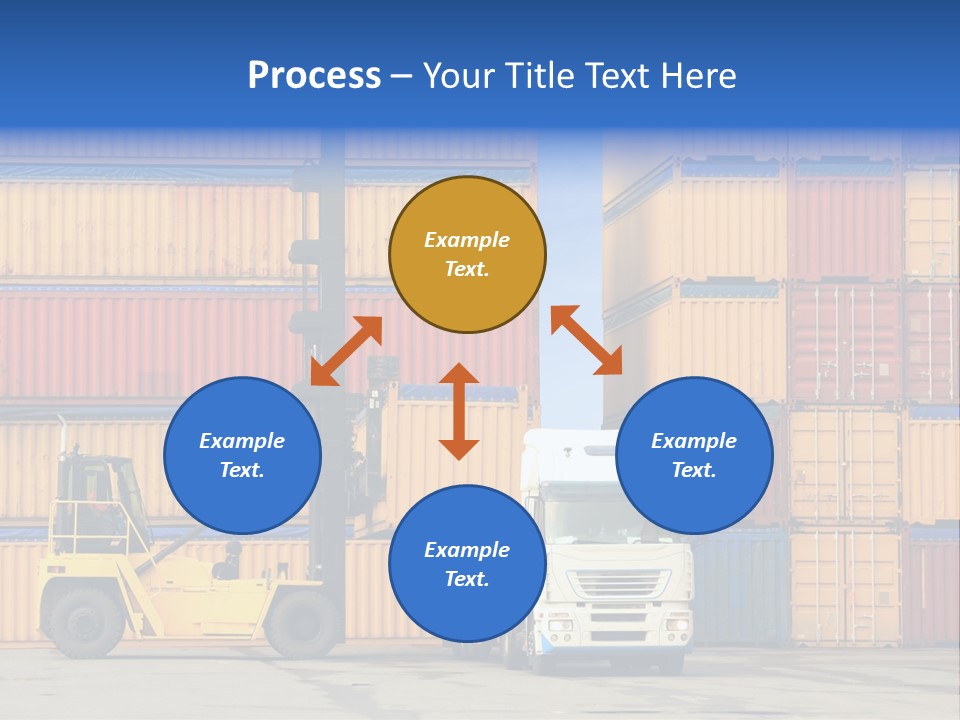 Commercial Stacking Crane PowerPoint Template