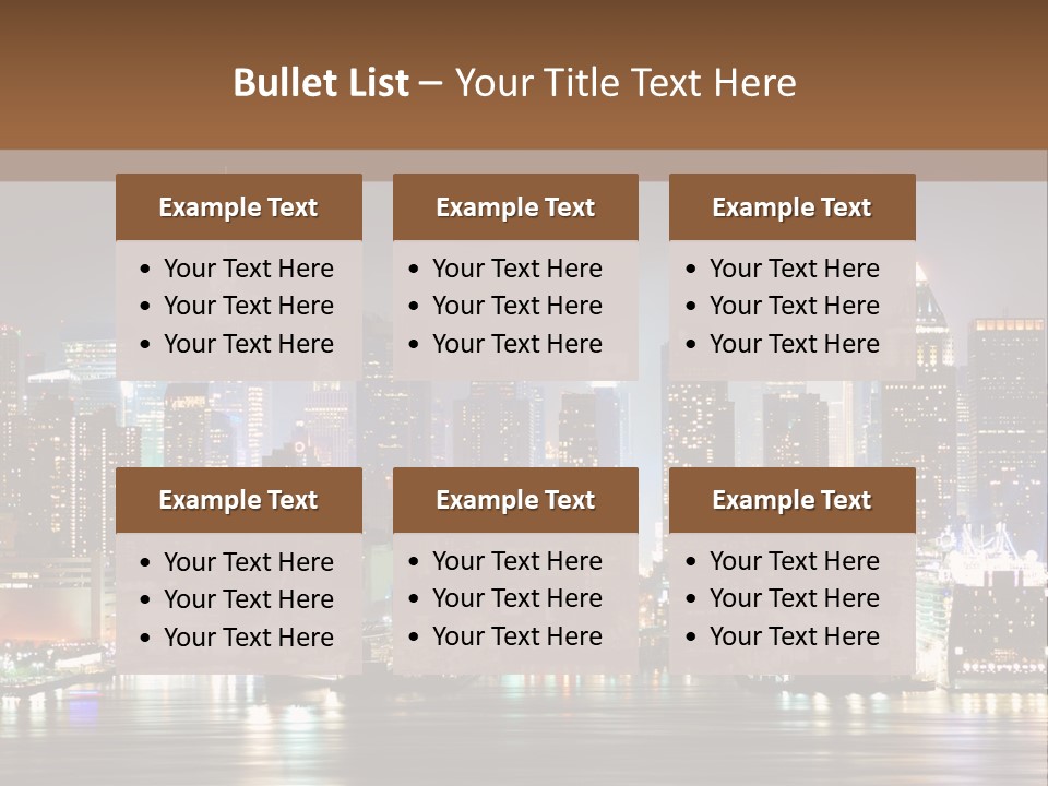 United States Urban Nyc PowerPoint Template