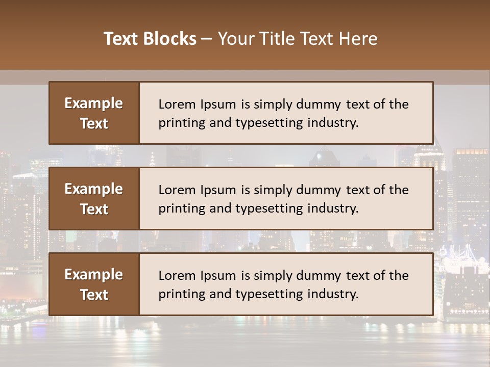 United States Urban Nyc PowerPoint Template