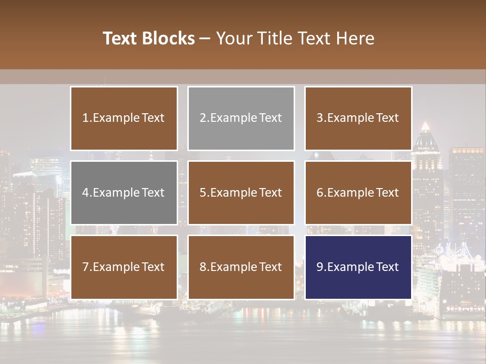 United States Urban Nyc PowerPoint Template