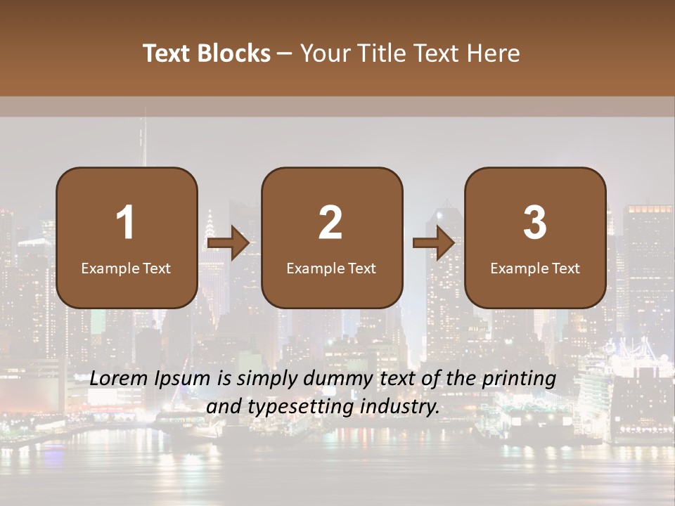 United States Urban Nyc PowerPoint Template