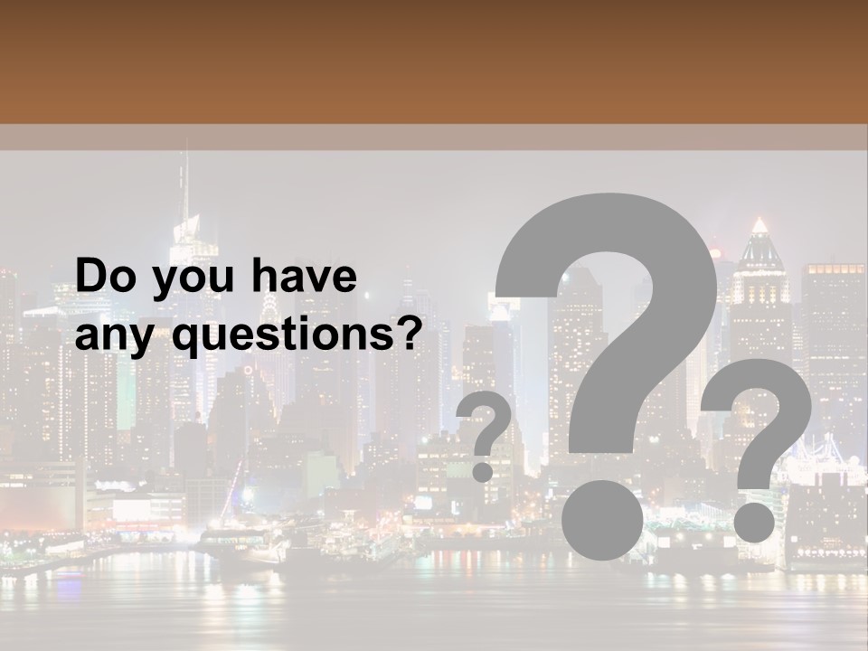 United States Urban Nyc PowerPoint Template