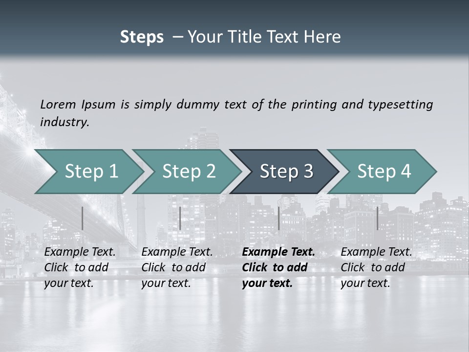View Evening York PowerPoint Template