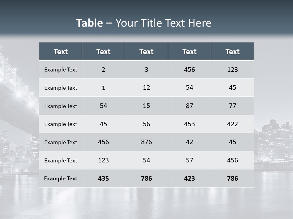 View Evening York PowerPoint Template