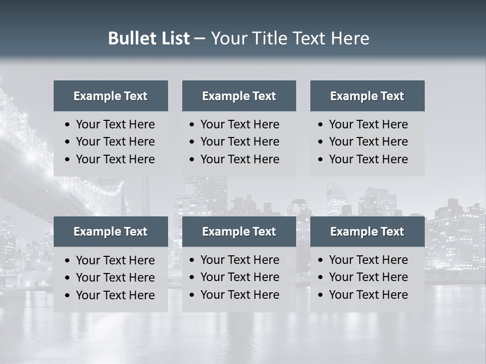 View Evening York PowerPoint Template