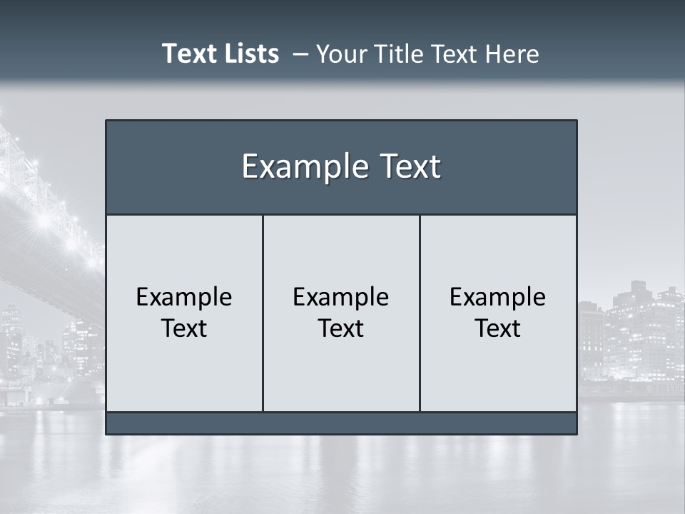 View Evening York PowerPoint Template