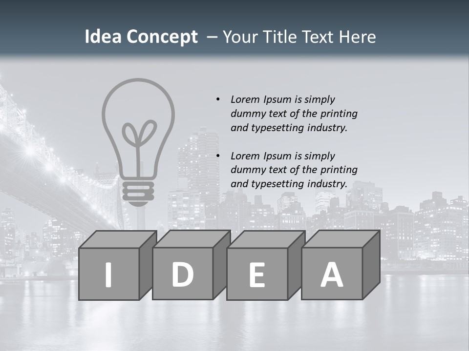 View Evening York PowerPoint Template