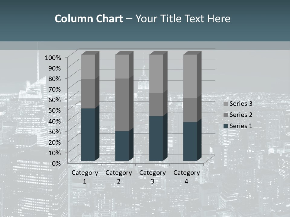 Street Panorama Colorful PowerPoint Template