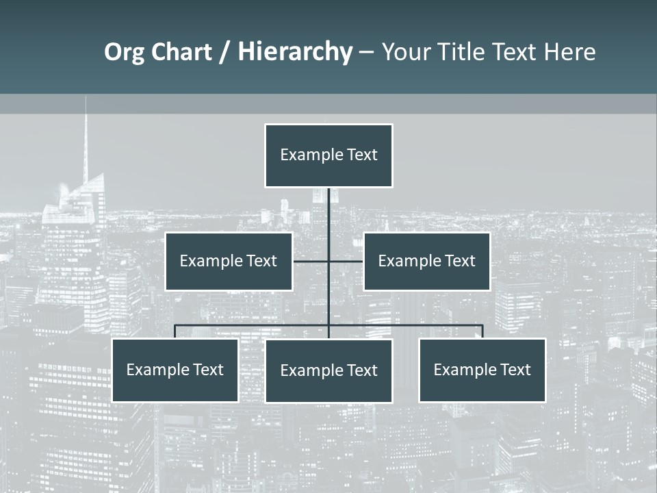 Street Panorama Colorful PowerPoint Template
