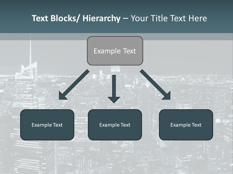 Street Panorama Colorful PowerPoint Template