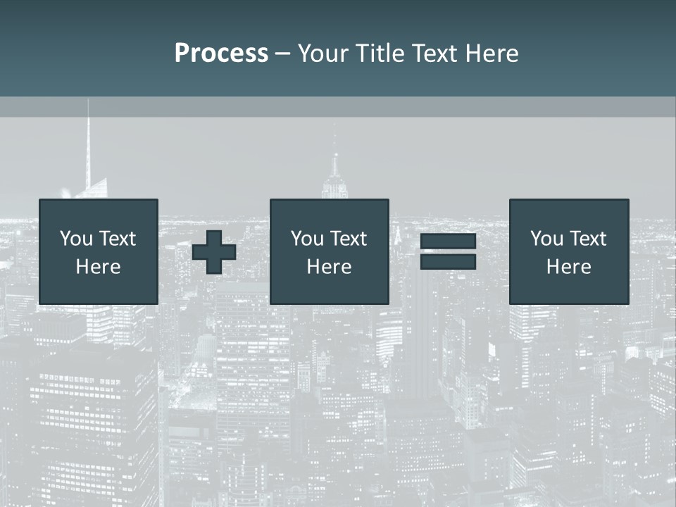 Street Panorama Colorful PowerPoint Template
