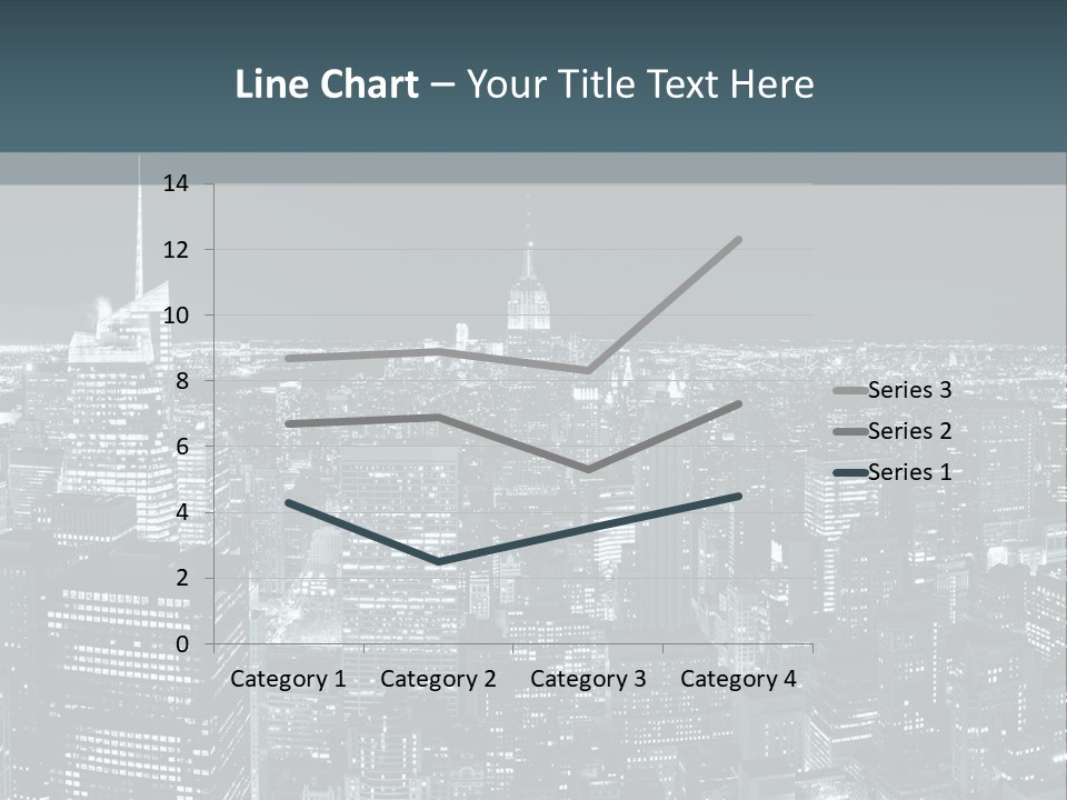 Street Panorama Colorful PowerPoint Template