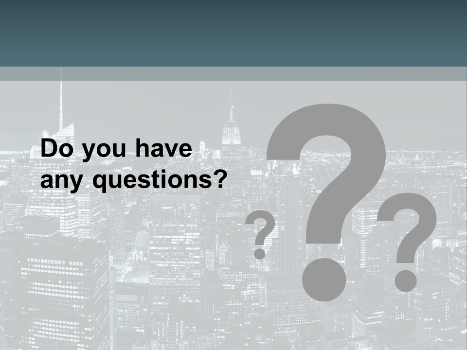 Street Panorama Colorful PowerPoint Template