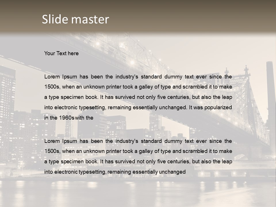 View Famous Skyline PowerPoint Template