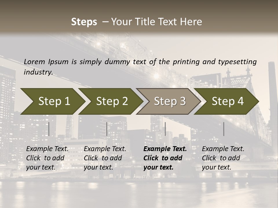 View Famous Skyline PowerPoint Template