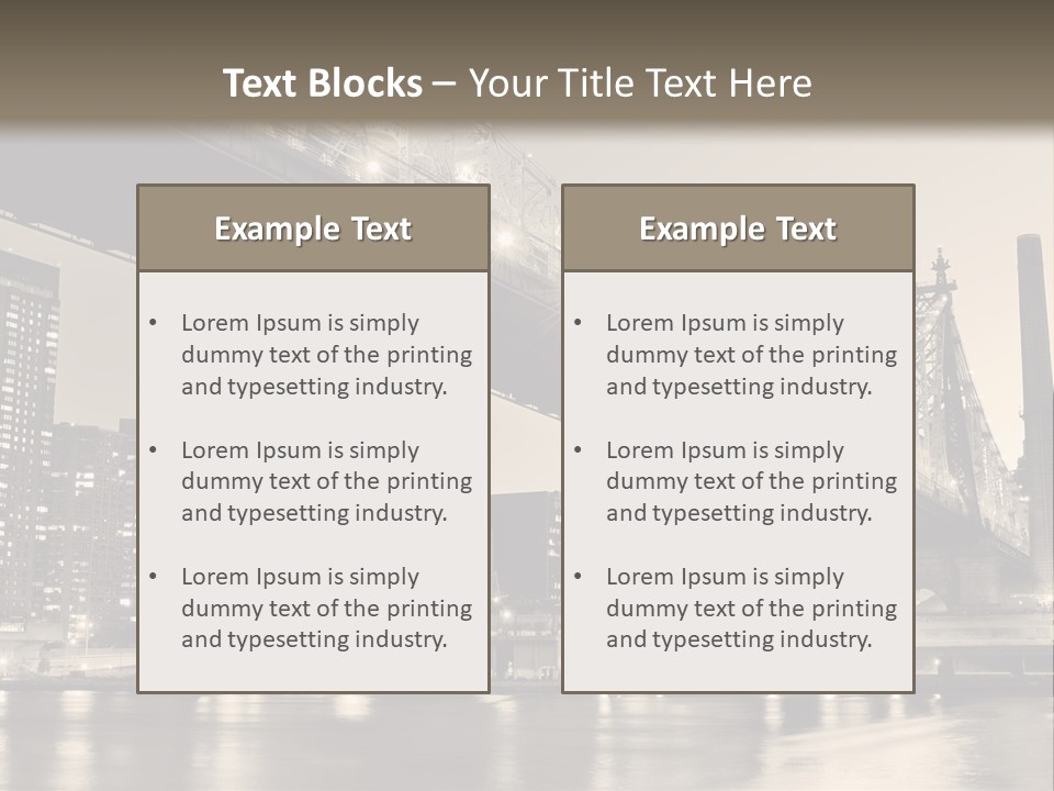 View Famous Skyline PowerPoint Template